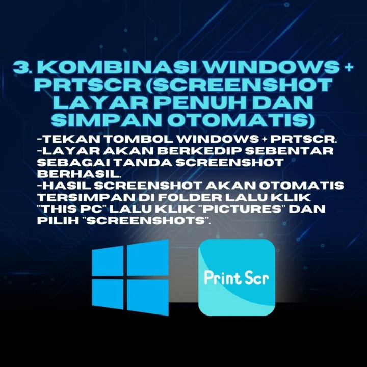 Beberapa Metode Screenshot Mudah dan Cepat di Komputer