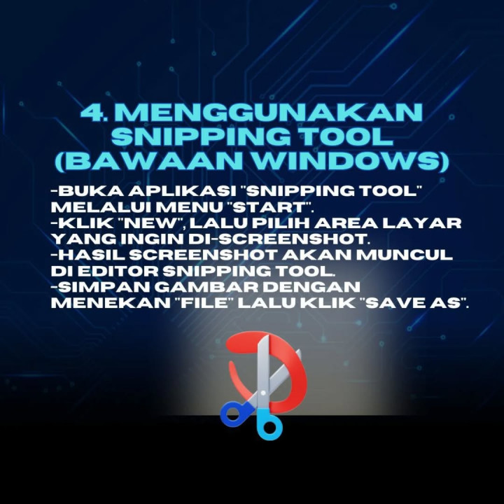 Beberapa Metode Screenshot Mudah dan Cepat di Komputer