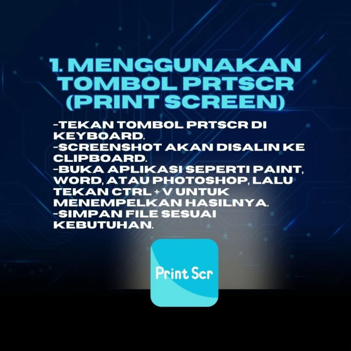 Beberapa Metode Screenshot Mudah dan Cepat di Komputer