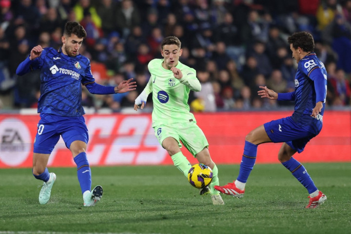 Barcelona harus puas berbagi poin dengan Getafe setelah ditahan imbang 1-1 dalam lanjutan LaLiga 2024/25 pekan ke-20 di Stadion Alfonso Perez, Minggu, 19 Januari 2025 dini hari WIB.