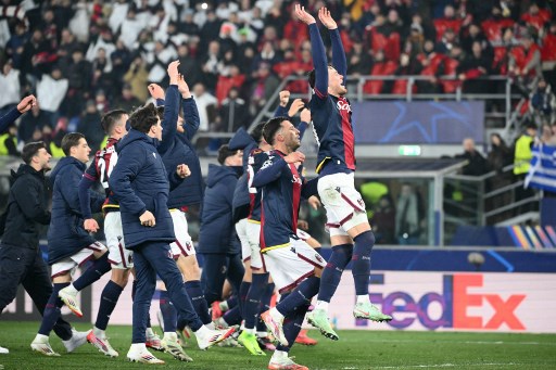 Bologna berhasil menang tipis 2-1 atas wakil Jerman Borussia Dortmund pada lanjutan pertandingan Liga Champions UEFA 2024-2025 di Stadion Renato Dall'Ara, Bologna, Rabu, 22 Januari 2025 dini hari WIB.