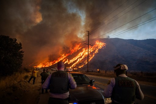 Kebakaran hutan baru kembali muncul di Wilayah Bagian Los Angeles pada Rabu, 22 Januari 2025, menghanguskan lebih dari 500 hektare lahan hanya dalam waktu satu jam setelah dilaporkan.