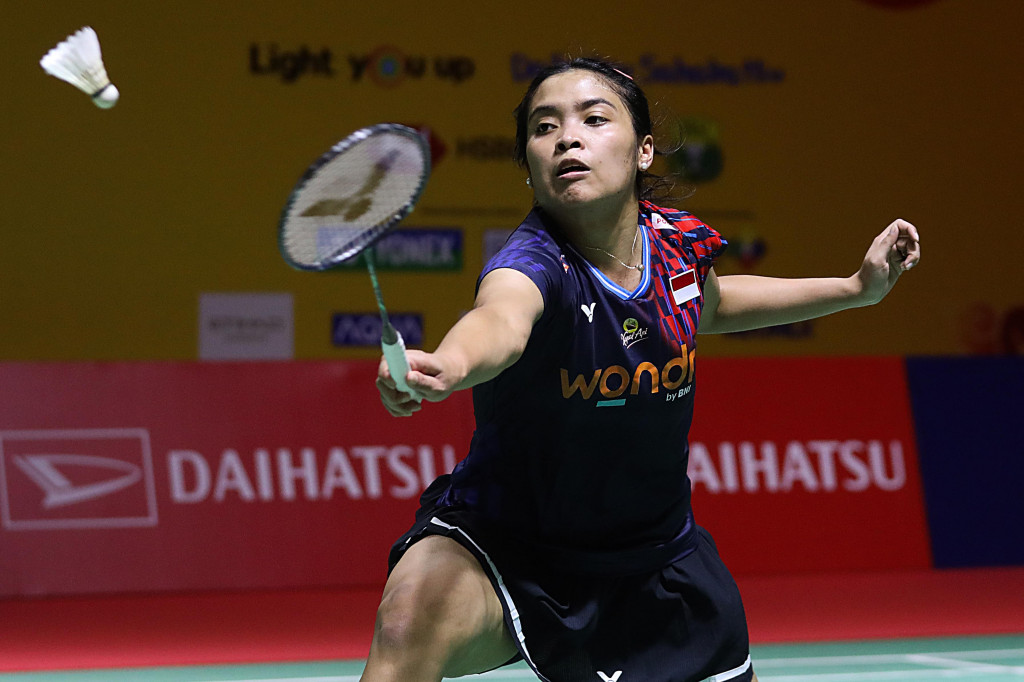 Di babak perempat final, Gregoria akan ditantang pebulu tangkis Korea Selatan Yu Jin Sim yang melaju ke babak delapan besar usai menaklukkan pebulu tangkis Singapura Jia Min Yeo 21-17, 7-21, 21-18.