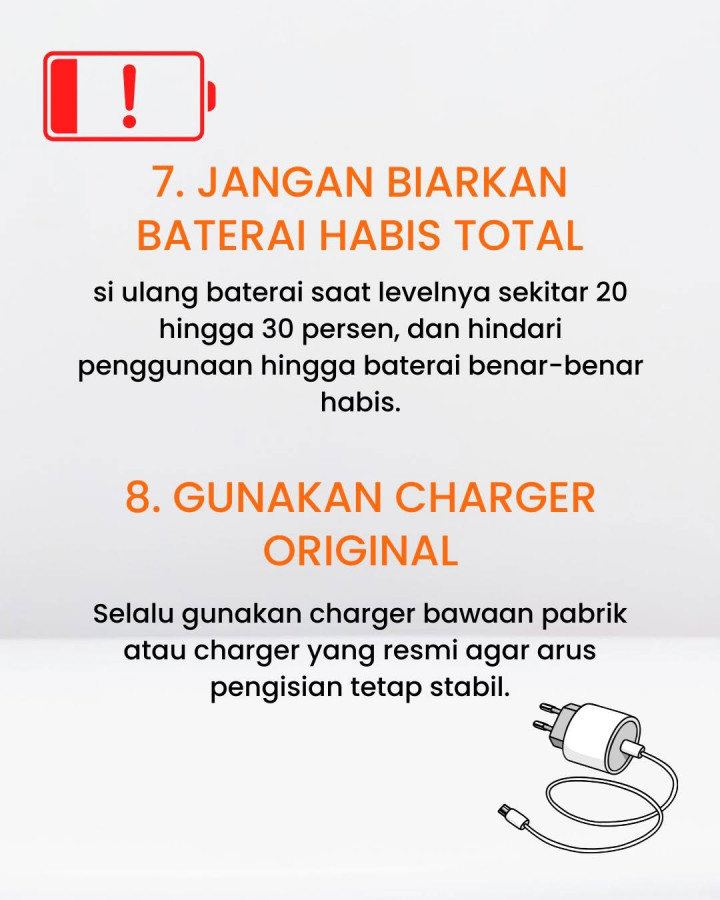 Begini Cara Efektif Jaga Performa Baterai HP Tetap Awet