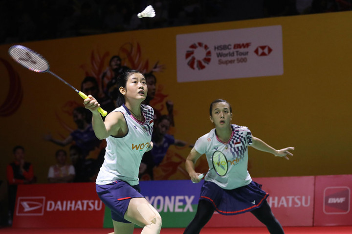Langkah ganda putri Indonesia Febriana Dwipuji Kusuma/Amallia Cahaya Pratiwi di Indonesia Masters 2025 harus terhenti di babak perempat final, Jumat, 24 Januari 2025.