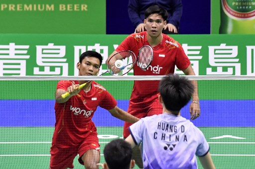 Kemenangan Merah Putih dipastikan ganda putra Muhammad Shohibul Fikri/Daniel Marthin yang mengalahkan Chen Xu Jun/Huang Di, dua gim langsung 21-15, 21-9 pada partai keempat.