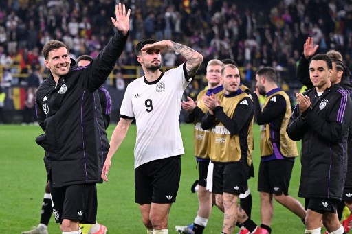 Tim Nasional Jerman melaju ke semifinal UEFA Nations League setelah mendepak Italia lewat hasil imbang 3-3 dalam pertandingan leg kedua perempat final yang berlangsung di Stadion Signal Iduna Park, Dortmund, Jerman, Senin, 24 Maret 2025 dini hari WIB.