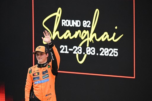 Pembalap Australia Oscar Piastri meraih kemenangan meyakinkan dalam lomba putaran kedua Formula 1 (F1) Grand Prix China 2025 di Sirkuit Internasional Shanghai, Tiongkok, Minggu, 23 Maret 2025.