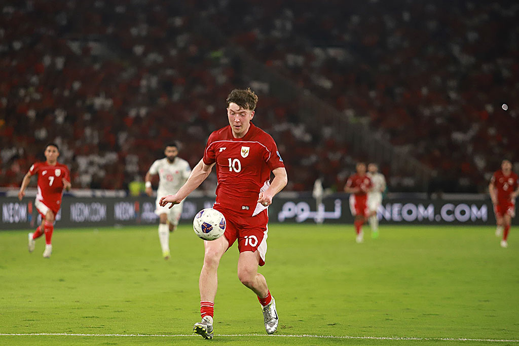 Kemenangan Tim Merah Putih atas Bahrain hadir berkat gol semata wayang yang dicetak oleh Ole Romeny di babak pertama.