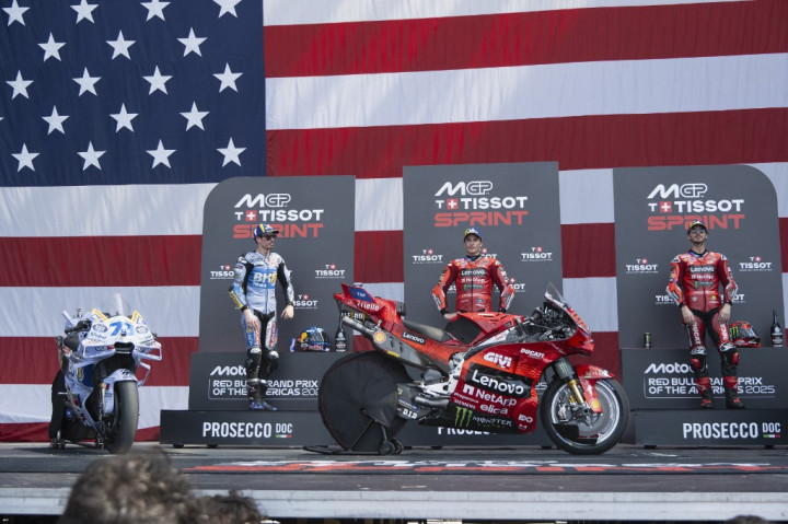 Pebalap Catalan itu menjadi yang tercepat dalam sesi sprint di Circuit of The Amerika, Austin, Texas, Minggu, 30 Maret 2025 pagi WIB.