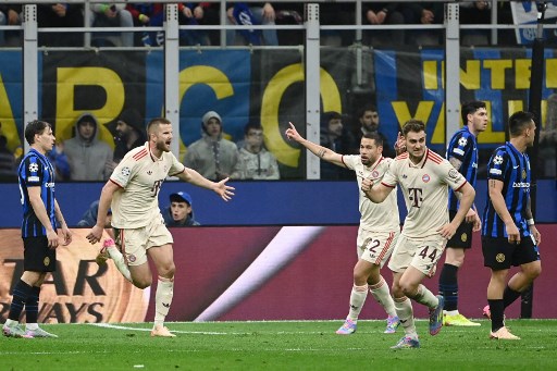 Bayern menyamakan kedudukan pada menit ke-76 saat Eric Dier menyundul bola yang bersarang ke gawang Inter, dan menjaga harapan tim Bavaria itu untuk memaksakan pertandingan diteruskan dengan perpanjangan waktu.