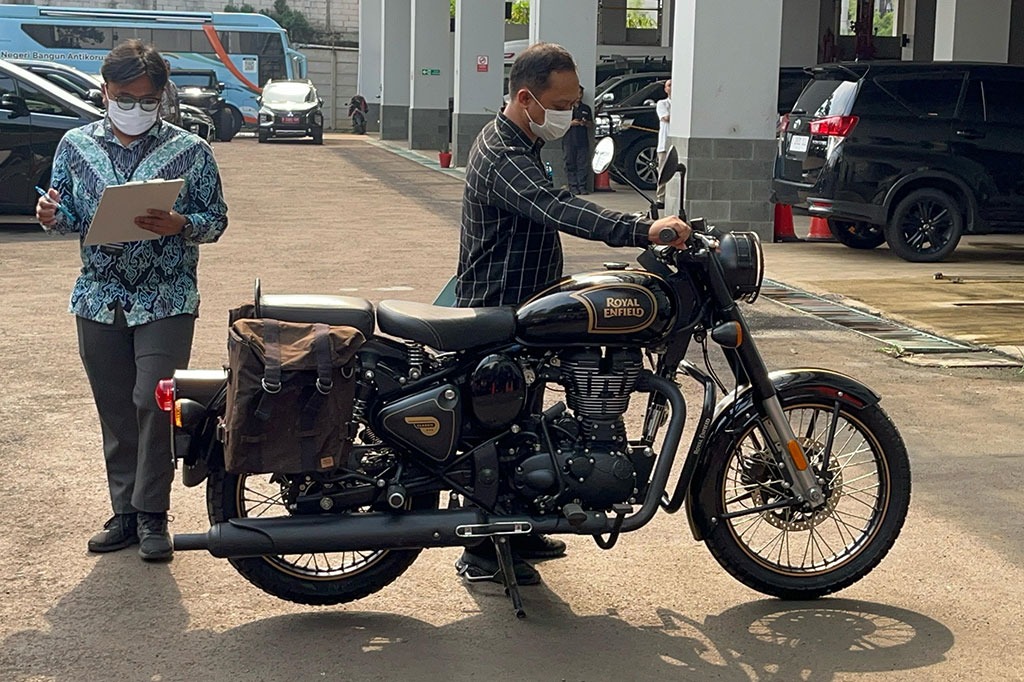 Kendaraan itu kini ada di Rumah Penyimpanan Benda Sitaan Negara (Rupbasan) milik Lembaga Antirasuah di Cawang, Jakarta Timur.