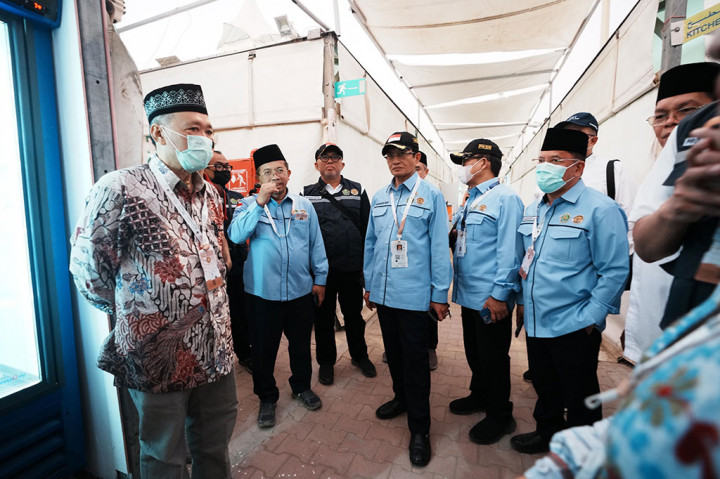 Peninjauan ini untuk memastikan kesiapan fasilitas sebelum puncak ibadah haji pada Kamis, 9 Dzulhijjah 1446 H / 5 Juni 2025.
