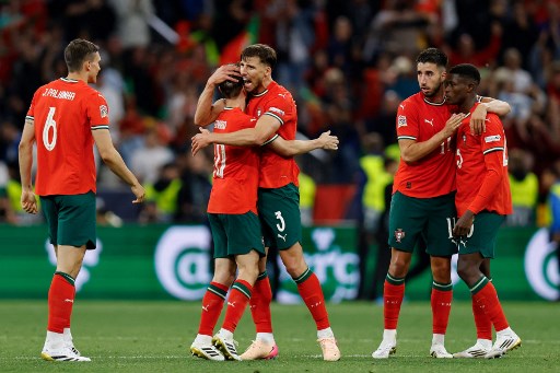 Timnas Portugal menembus final UEFA Nations League setelah menang atas Jerman dengan skor 2-1 pada babak semifinal di Stadion Allianz Arena, Muenchen, Kamis, 5 Juni 2025 dini hari WIB.