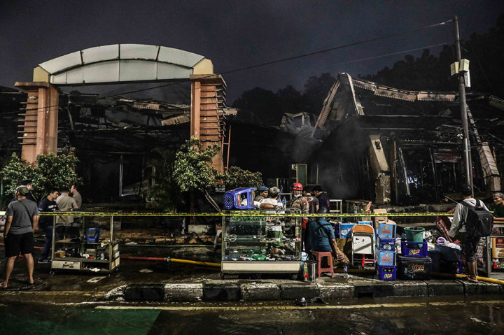 Dinas Penanggulangan Kebakaran dan Penyelamatan (Gulkarmat) DKI memastikan tidak ada korban jiwa dalam kebakaran Pasar Taman Puring, Kebayoran Baru, Jakarta Selatan.