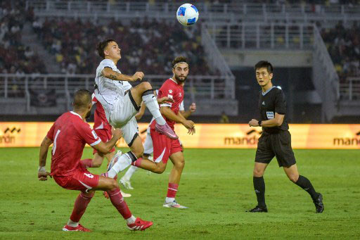 Memasuki menit ke-20, Lebanon mencoba untuk tampil keluar dan menembus pertahanan tinggi dari tim Garuda.