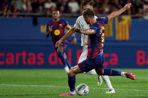 Barcelona tampil dominan atas Valencia dan menang telak 6-0 di Estadio Johan Cruyff, Senin, 15 September 2025 dini hari WIB.