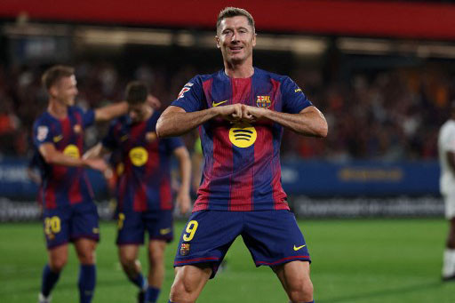 Fermin Lopez, Raphinha, dan Robert Lewandowski masing-masing mencetak dua gol, yang membawa Barcelona mengoleksi 10 poin dari empat laga untuk  menempati posisi kedua klasemen LaLiga, tertinggal dua poin dari Real Madrid di puncak.