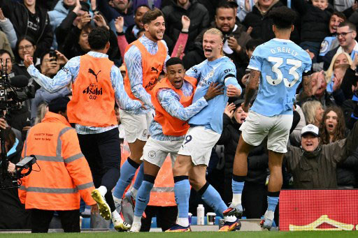 Manchester City menang telak 3-0 atas Manchester United dalam derbi Manchester di Stadion Etihad, Minggu, 15 September 2025 malam WIB.