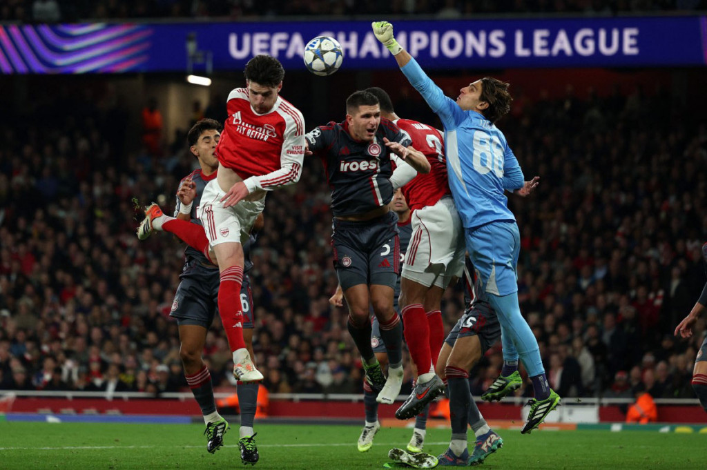 Arsenal mencatat kemenangkan meyakinkan 2-0 di kandang sendiri atas Olympiakos dalam pertandingan kedua fase liga Liga Champions di Emirates Stadium, Kamis, 2 Oktober 2025 dini hari WIB.