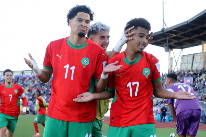 Gol ketiga Maroko tercipta pada menit ke-87 melalui Yassine Gessime yang memanfaatkan kesalahan lini belakang Amerika Serikat. Gol tersebut sekaligus memastikan kemenangan 3-1 bagi wakil Afrika Utara itu.