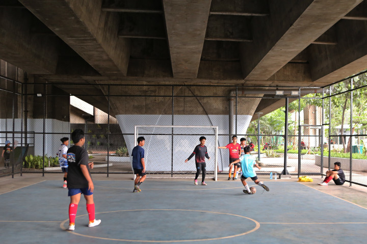 Menurutnya, warga Jakarta Utara sangat membutuhkan area hijau dan tempat bermain yang layak bagi anak-anak. 
