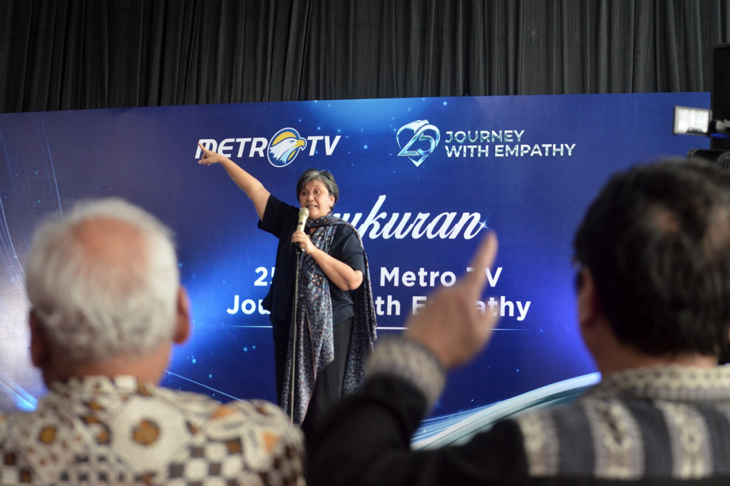 Pada HUT ke-25 ini, Metro TV mengambil tema 'Journey With Empathy' yang mengandung banyak makna positif dan reflektif terhadap perjalanan panjang yang sudah dilalui Metro TV.