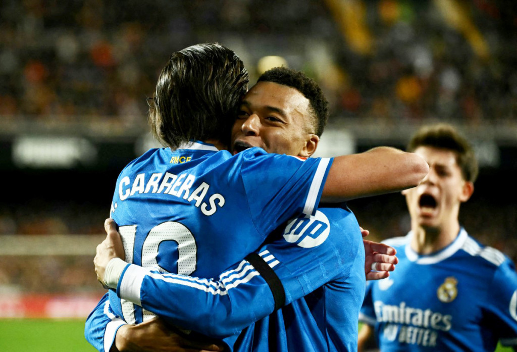 Penyerang Prancis itu mencetak gol pada menit ke-90+1 setelah memanfaatkan umpan silang Brahim Diaz.