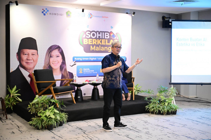 Sejumlah mahasiswa dari berbagai perguruan tinggi di Kota Malang menghadiri kegiatan CommuniAction yang diselenggarakan Direktorat Informasi Publik, Ditjen Komunikasi Publik dan Media (KPM), Kementerian Komunikasi dan Digital (Kemkomdigi).