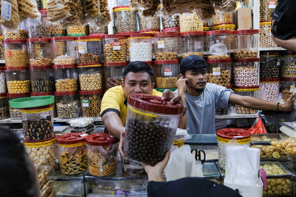 Pedagang mengaku adanya lonjakan pendapatan yang cukup signifikan dibandingkan hari-hari biasa. 