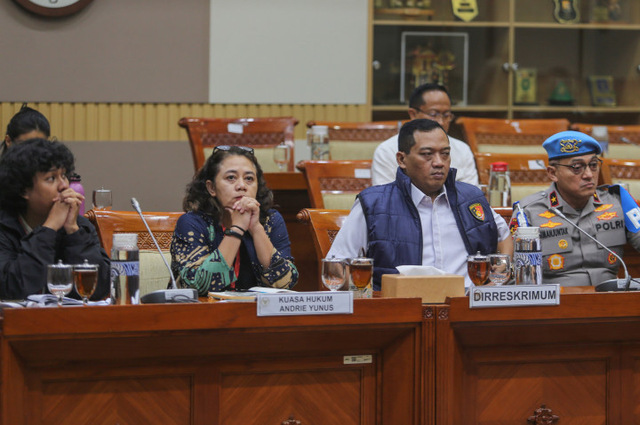 RDPU tersebut membahas perkembangan kasus penyiraman air keras terhadap Wakil Koordinator Kontras, Andrie Yunus.