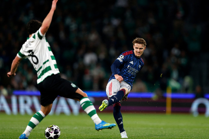 Arsenal mengamankan kemenangan dramatis kontra Sporting CP dengan skor 1-0 pada leg pertama perempat final Liga Champions di Stadion Jose Alvalade, Lisbon, Selasa waktu setempat.
