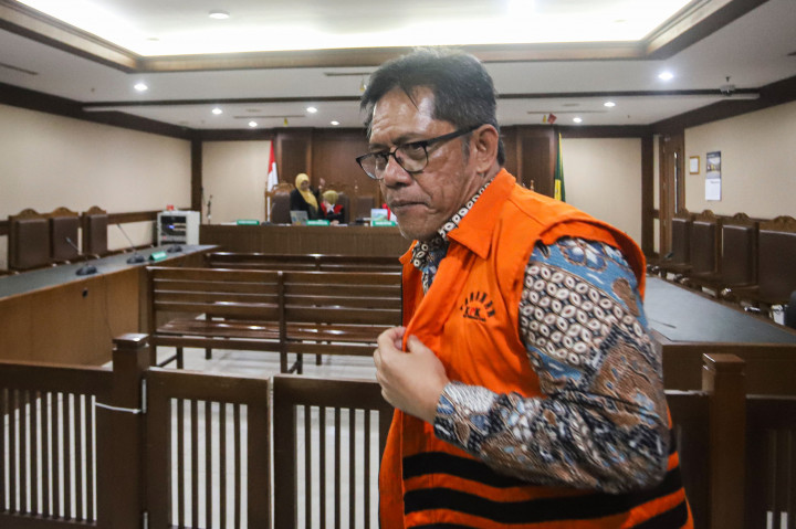 Serta membayar uang pengganti senilai 10 ribu dolar Singapura subsider satu tahun penjara karena terbukti menerima suap dalam kasus kerja sama pengelolaan kawasan hutan.