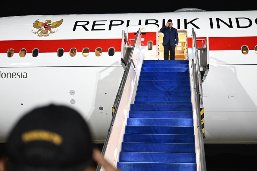 Presiden RI Prabowo Subianto bertolak menuju Moskow, Federasi Rusia, pada Minggu, 12 April 2026 malam. 