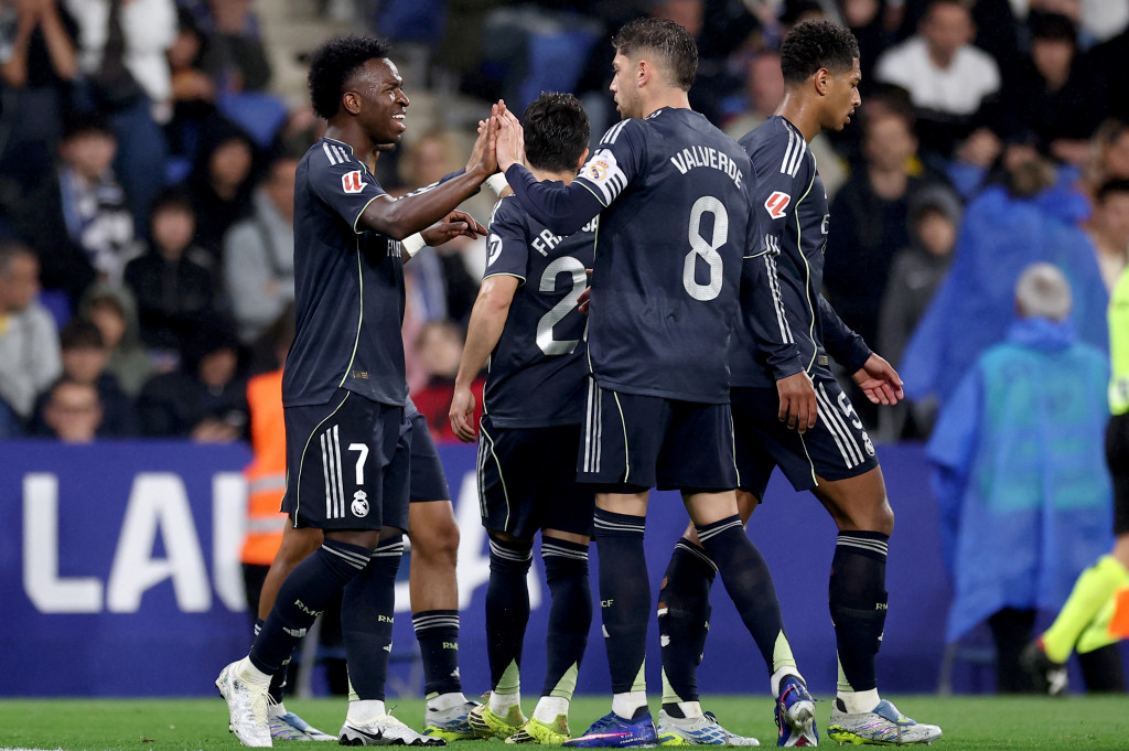 Pada pertandingan ini, Real Madrid mengemas kemenangan atas Espanyol berkat dua gol yang diborong oleh Vinicius Junior, demikian catatan La Liga.