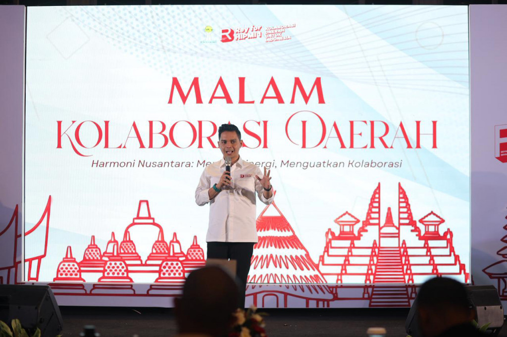 Suasana hangat penuh kebersamaan terasa dalam malam kolaborasi daerah yang digelar Calon Ketua Umum (Caketum) BPP HIPMI Masa Bakti 2026-2029, Reynaldo Bryan, di Plataran Senayan, Jakarta Pusat, Jumat malam, 15 Mei 2026.