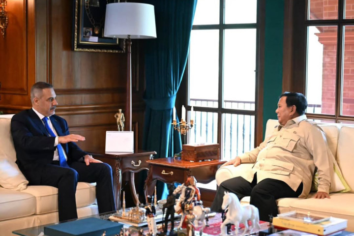 Kunjungan Menlu Fidan ke Indonesia dilakukan atas undangan Presiden Prabowo.