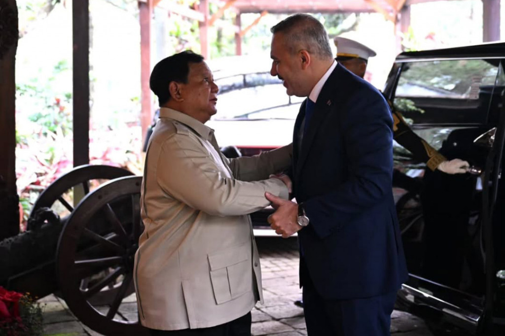 Presiden Prabowo Subianto menerima kunjungan Menteri Luar Negeri (Menlu) Republik Türkiye Hakan Fidan, di kediaman Hambalang, Jawa Barat, Rabu, 3 Juni 2026. 