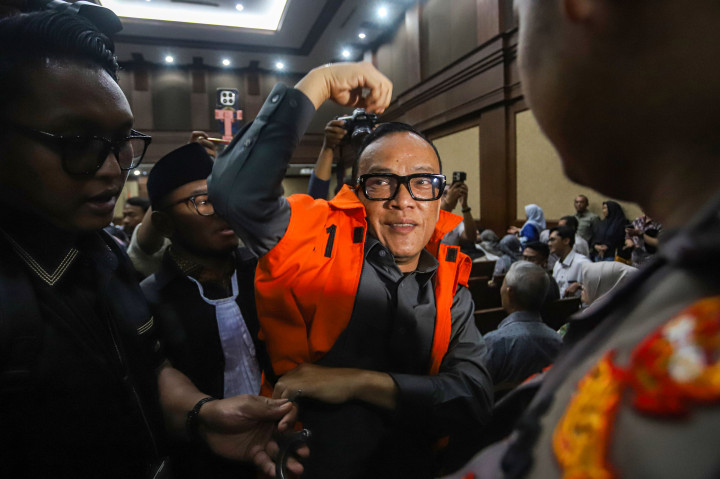 Sidang tersebut beragendakan pembacaan vonis terhadap Immanuel Ebenezer dalam perkara dugaan pemerasan terkait penerbitan sertifikat K3.