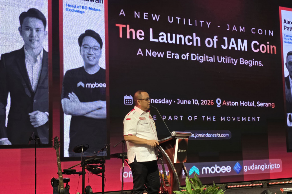 JAM Coin resmi diluncurkan kepada publik melalui acara bertajuk Just A Move Begins yang digelar di Aston Hotel Serang, Banten, Rabu, 10 Juni 2026.