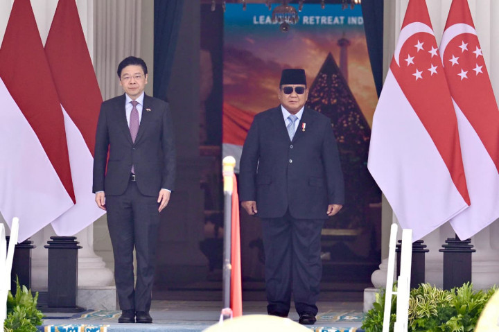 Presiden Republik Indonesia Prabowo Subianto menggelar pertemuan tahunan Leaders’ Retreat dengan Perdana Menteri (PM) Singapura Lawrence Wong pada Senin, 6 Juli 2026, di Istana Merdeka, Jakarta.