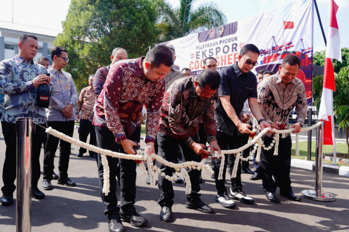 Produk Coco Sheet hasil pembinaan kemandirian warga binaan Lapas Kelas IIA Purwokerto berhasil menembus pasar internasional.