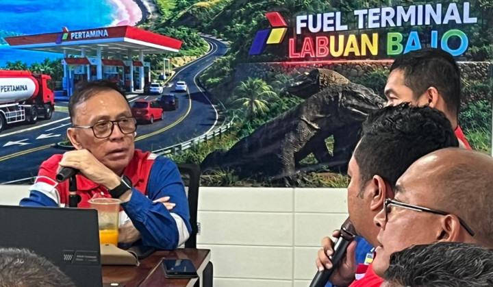 Komisaris Utama PT Pertamina (Persero) Mochamad Iriawan meninjau Fuel Terminal (FT) Labuan Bajo, Nusa Tenggara Timur (NTT). Kunjungan dilakukan untuk memastikan pasokan bahan bakar minyak (BBM) tetap aman dan distribusi energi berjalan lancar di wilayah terdampak gempa.