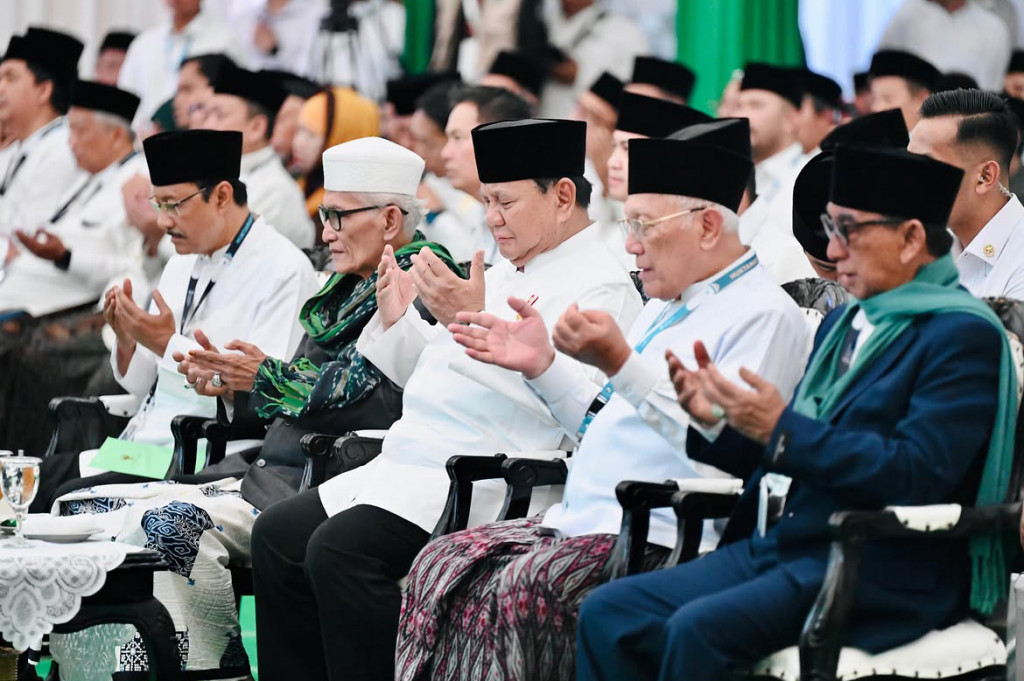 Dalam kesempatan tersebut, Presiden Prabowo memenuhi janjinya kepada NU untuk hadir di acara Penutupan Muktamar. 