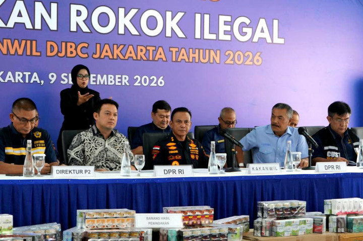 Kantor Wilayah Direktorat Jenderal Bea dan Cukai (DJBC) Jakarta mengamankan 10.783.800 batang rokok ilegal dari sejumlah penindakan. Total potensi kerugian negara diperkirakan mencapai Rp8,05 miliar.