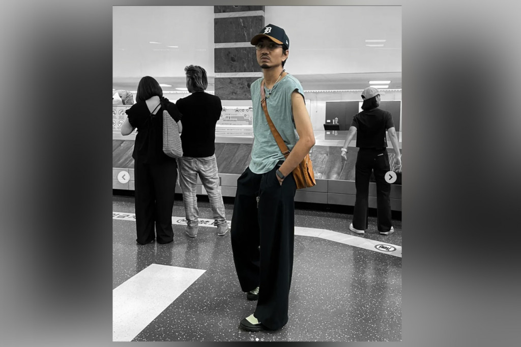 Dalam unggahannya, Duta menulis caption, “Sheilagank makan bakwan.. Chakeeebp, Si Begenk ngamen di Taiwan..”