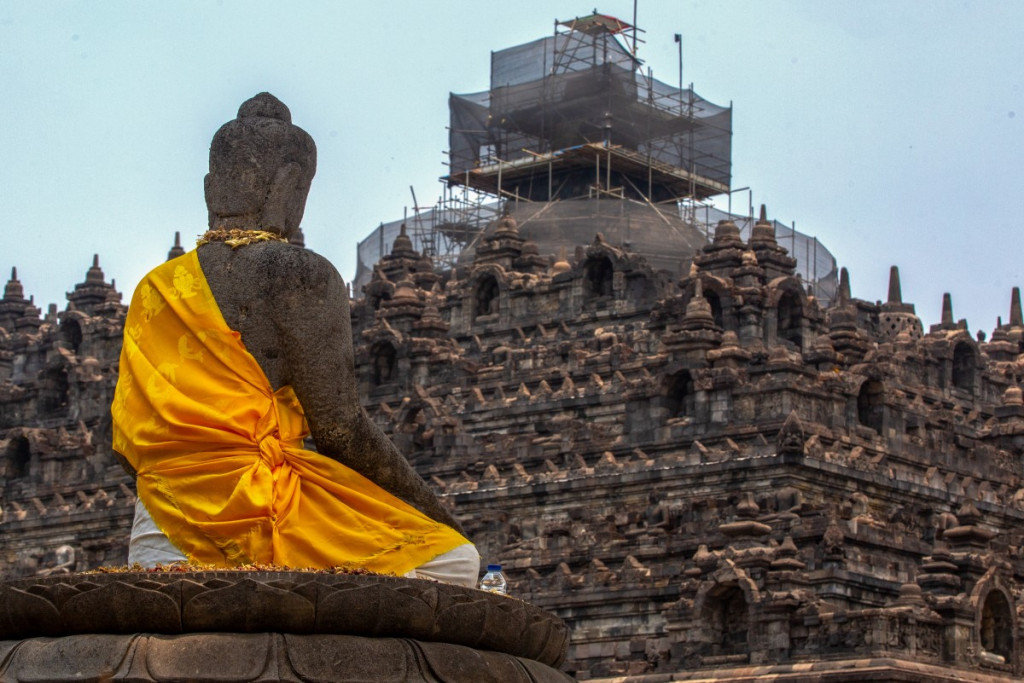 Proyek revitalisasi yang berlangsung pada 16 September hingga 24 Oktober 2026 tersebut bertujuan menjaga keutuhan struktur candi Buddha kuno yang masuk dalam daftar Warisan Dunia UNESCO.