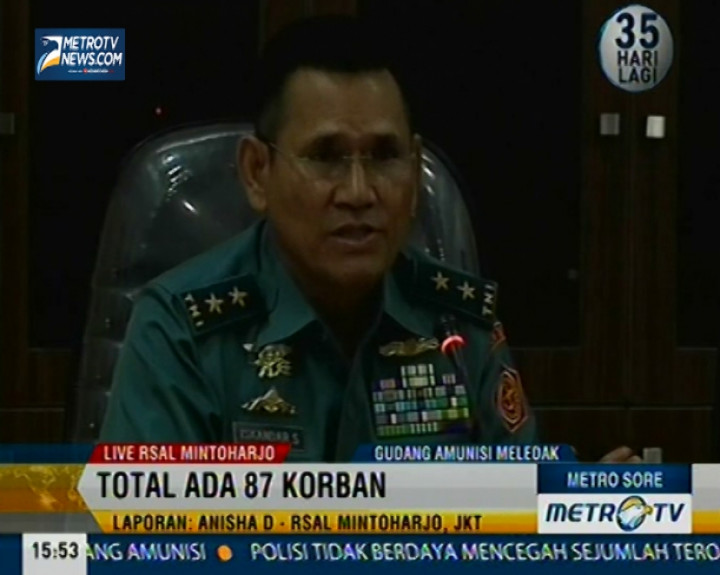 Kapuspen TNI: Ledakan Diduga Hubungan Arus Pendek