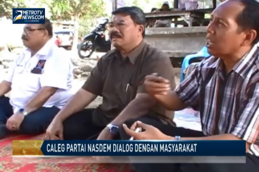 Caleg Partai Nasdem Dialog dengan Masyarakat di Kabupaten Langkat