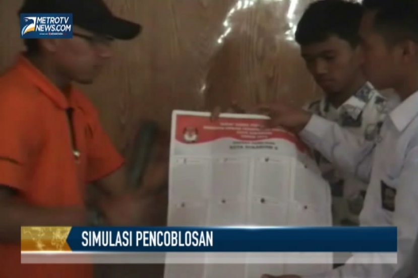 KPU Gelar Simulasi Pemilu bagi Ratusan Pemilih Pemula 